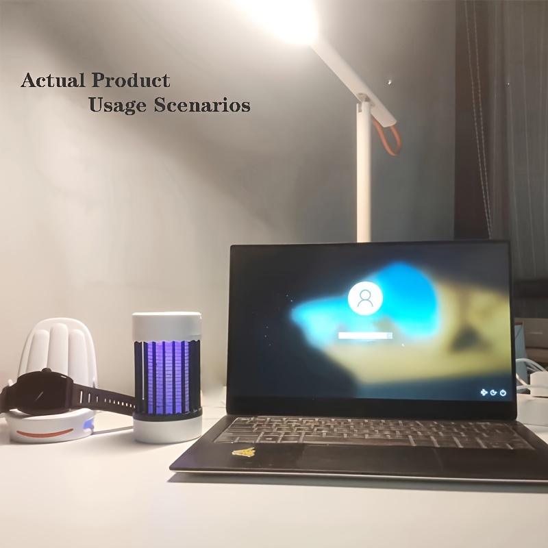 mosquito killer purple light lure physical electric shock mosquito killer usb plug in mosquito killer suitable for bedroom room study office wall mounted and desktop details 4