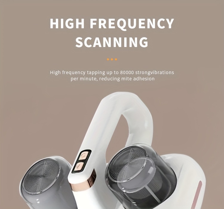 uv wireless dust mite vacuum cleaner with high frequency beating usb charging 5400mah lithium rechargeable battery washable filter for bedroom sofa and bedding details 5
