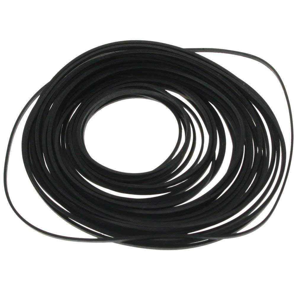 rubber belt dvd cd repair maintenance mix cassette rubber belt black 20pcs details 0