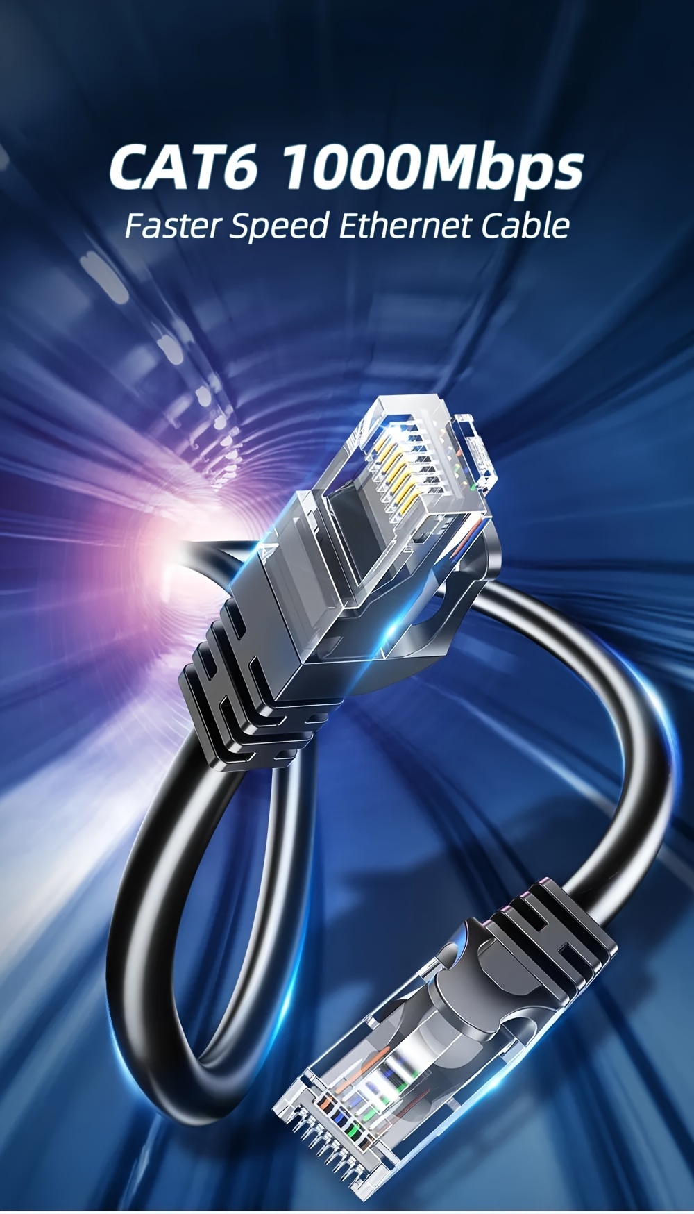 rj45 ethernet cable cat6 lan cable 24awg utp cat 6 network cable patch cord for desktop computers modem router details 2