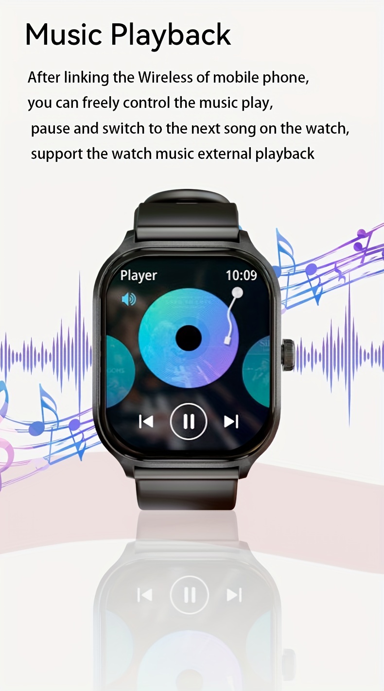 smart watch gifts for men and women 2 01 smart watch for android iphone fitness tracking watch sport mode pedometer distance stylish lightweight sport details 1