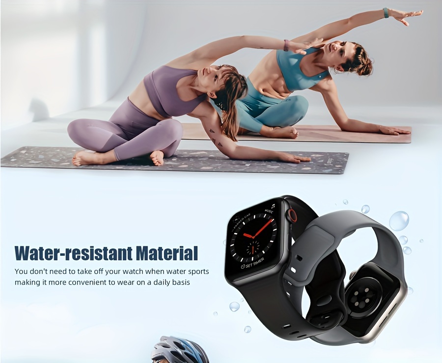 waterproof silicone watch strap suitable for iwatch ultra 6 5 1 size 38 40 41mm 42 44 45 49mm details 1