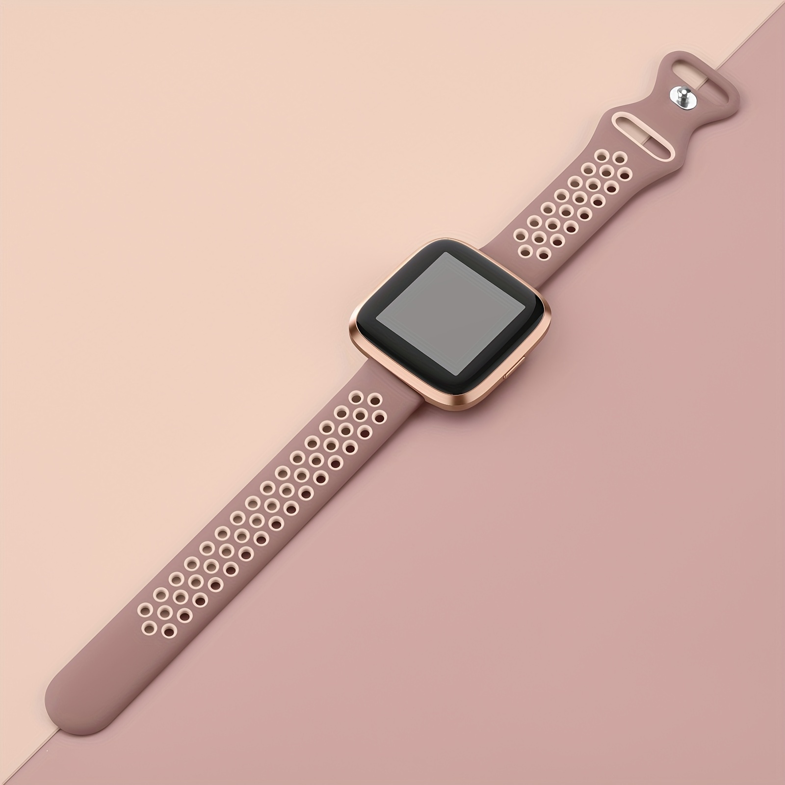 silicone band compatible with fitbit se strap sport wristband bracelet for fitbit watchband for women men details 1