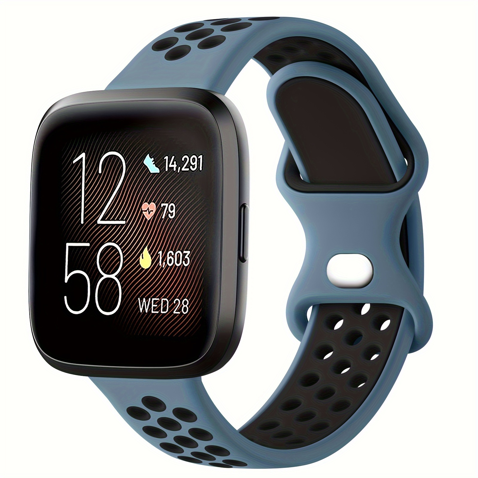 silicone band compatible with fitbit se strap sport wristband bracelet for fitbit watchband for women men details 5