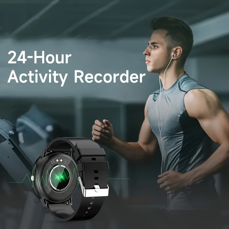 the smartwatch features wireless calling message notifications tracking step counting and exercise suitable for fitness and outdoor activities details 3
