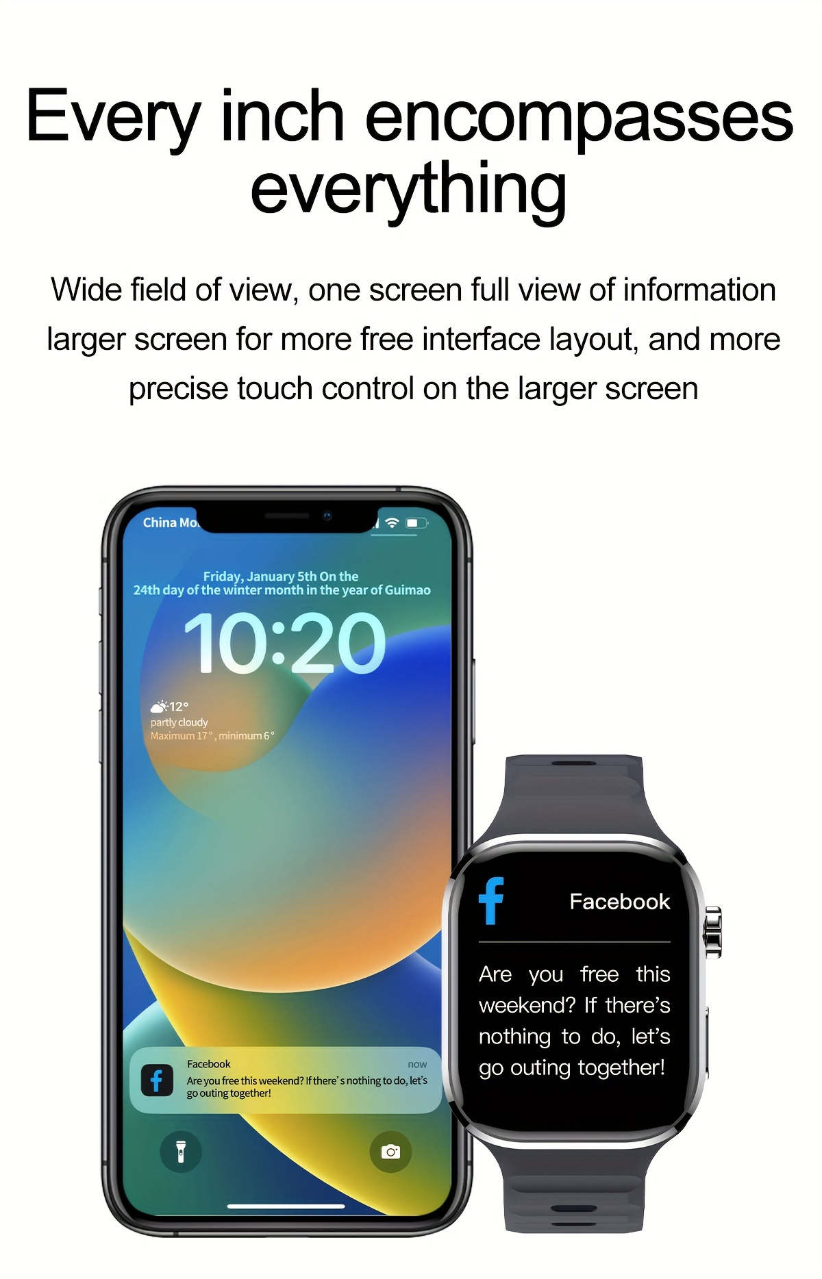 b02 smart watch with wireless call receiving making 2 01inch hd large screen exercise mode fitness compatible with android for iphone details 4