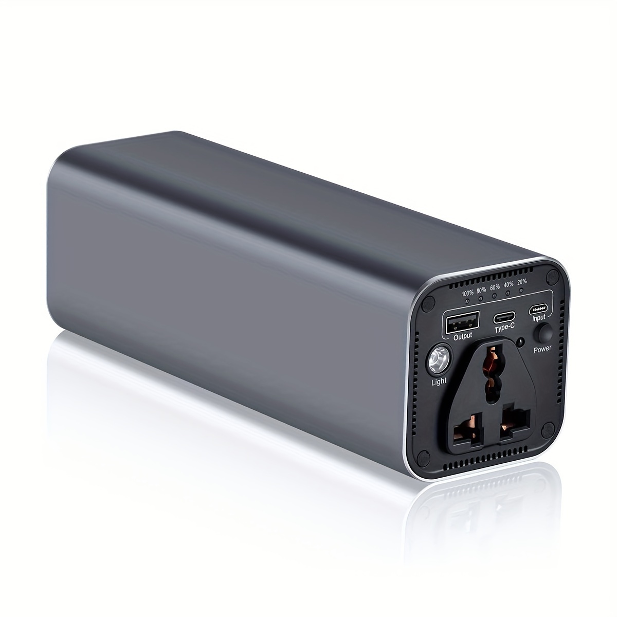 portable laptop charger with ac outlet bank 112wh 31200mah 100w universal external battery pack for macbook samsung dell notebook details 1